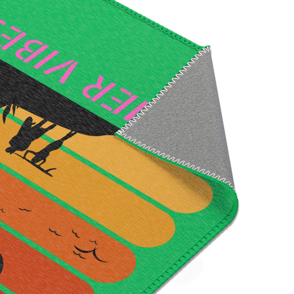 Beach Summer Vibes Area Rug - Perfect for Home Decor and Beach Lovers