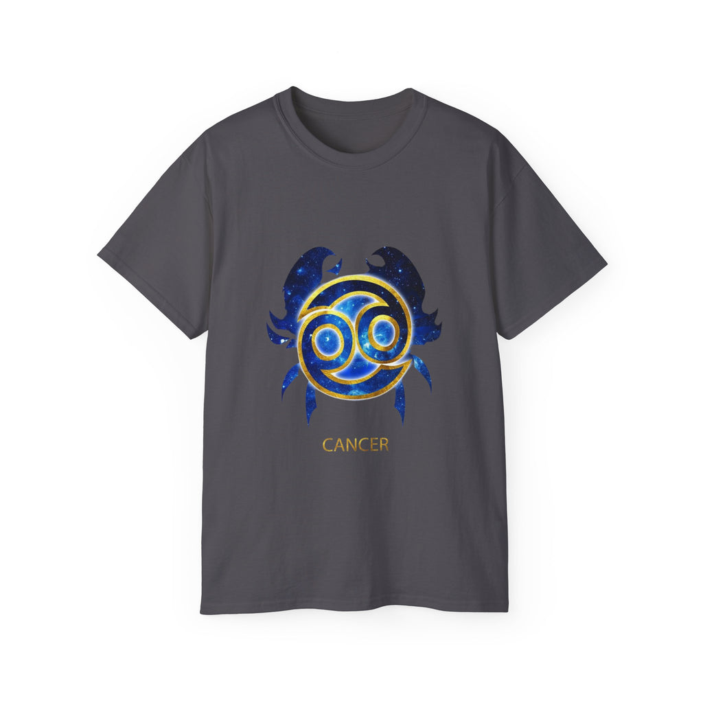 Cancer Zodiac Tee, Unisex Cotton T-Shirt, Astrology Gift, Horoscope Shirt, Birthday Outfit, Celestial Apparel