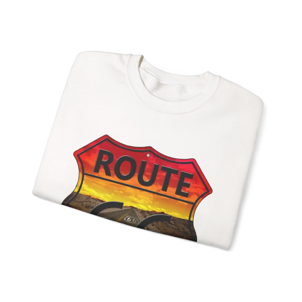 Route 66 Adventure Crewneck Sweatshirt - Unisex Heavy Blend™