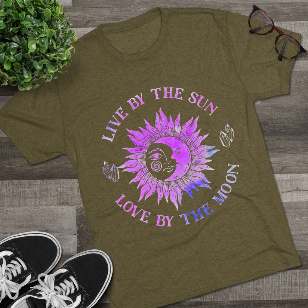 Live By The Sun, Love By The Moon T-Shirt, Unisex Graphic Tee, Astrology Shirt, Spiritual Apparel, Gift for Star Lovers