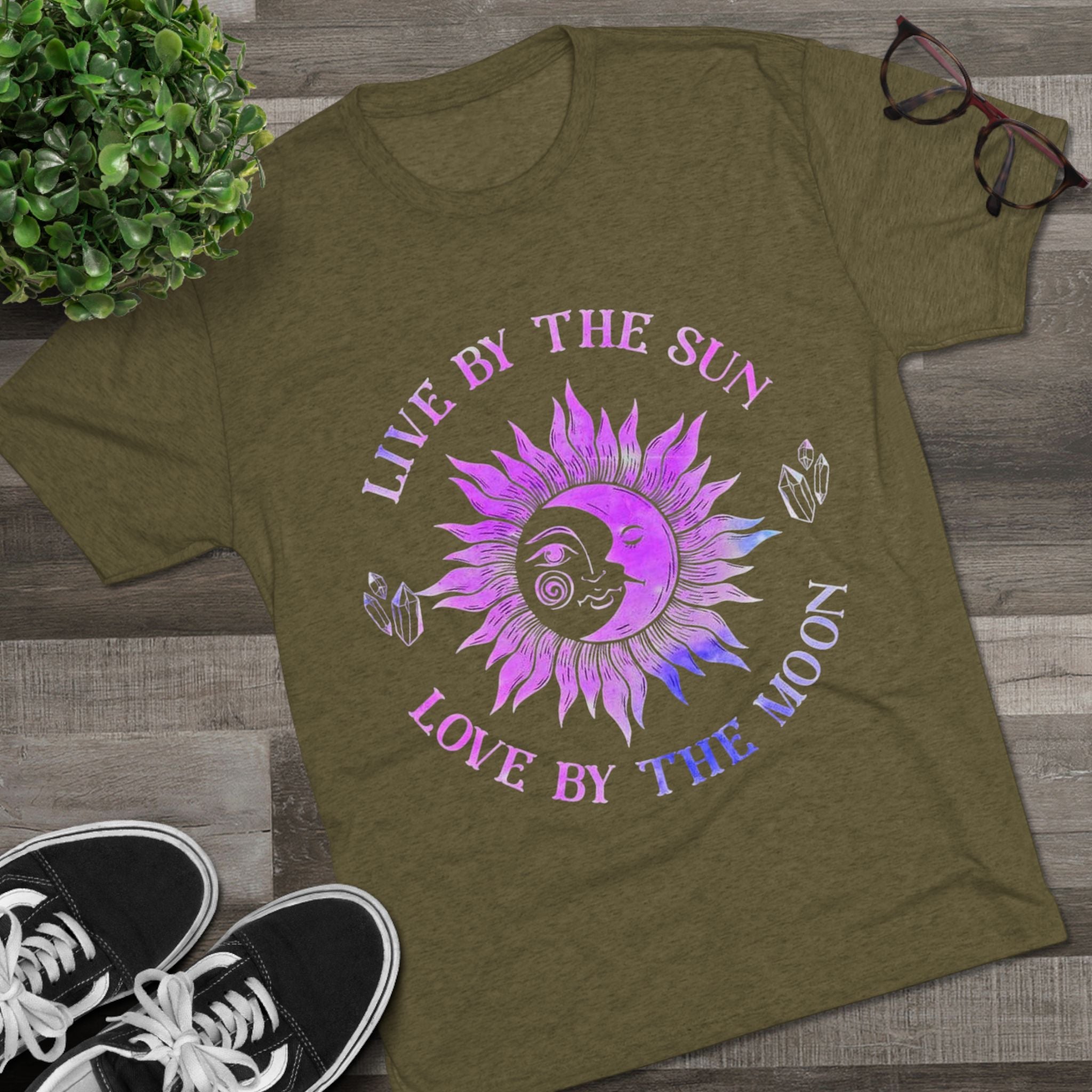 Live By The Sun, Love By The Moon T-Shirt, Unisex Graphic Tee, Astrology Shirt, Spiritual Apparel, Gift for Star Lovers