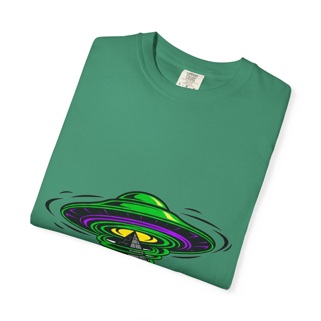 Alien Graphic T-Shirt, Cosmic Tee, Unisex Casual Wear, Perfect for Festivals, Gifts for Sci-Fi Fans, Unique Art Tee