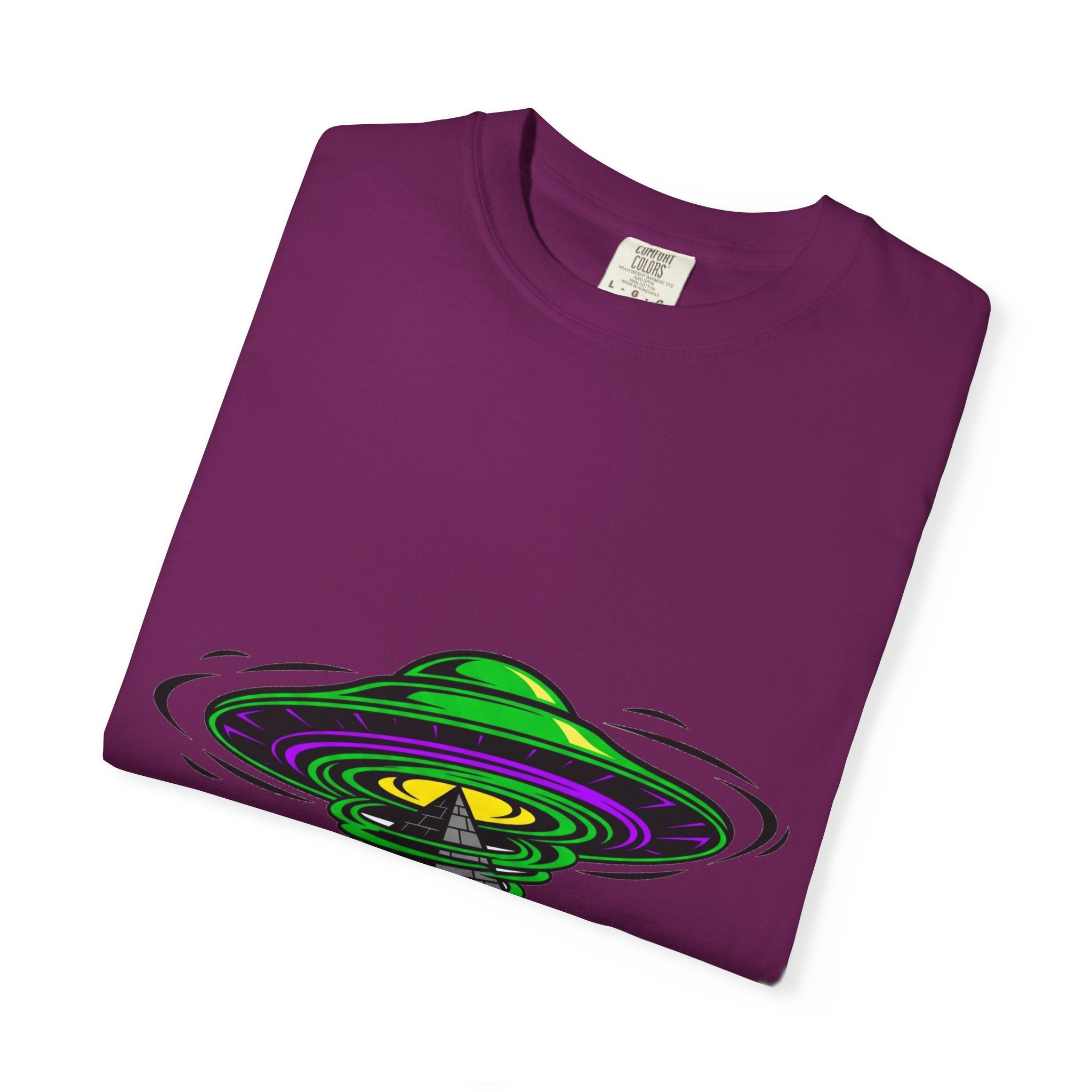 Alien Graphic T-Shirt, Cosmic Tee, Unisex Casual Wear, Perfect for Festivals, Gifts for Sci-Fi Fans, Unique Art Tee