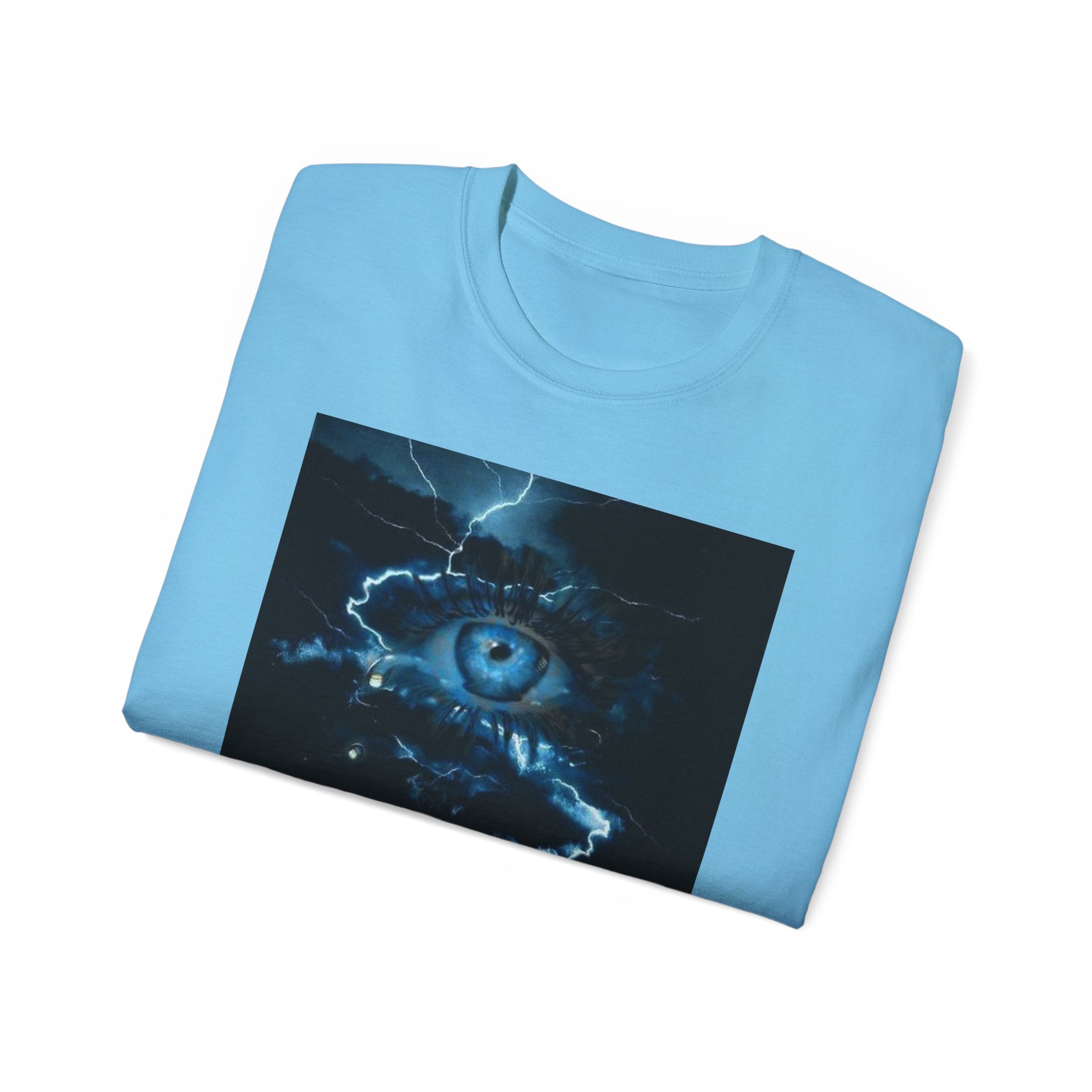 Mystical Eye Graphic Tee, Unisex Cotton T-Shirt, Spiritual Shirt, Casual Wear for Art Lovers, Gift for Birthdays, Festivals