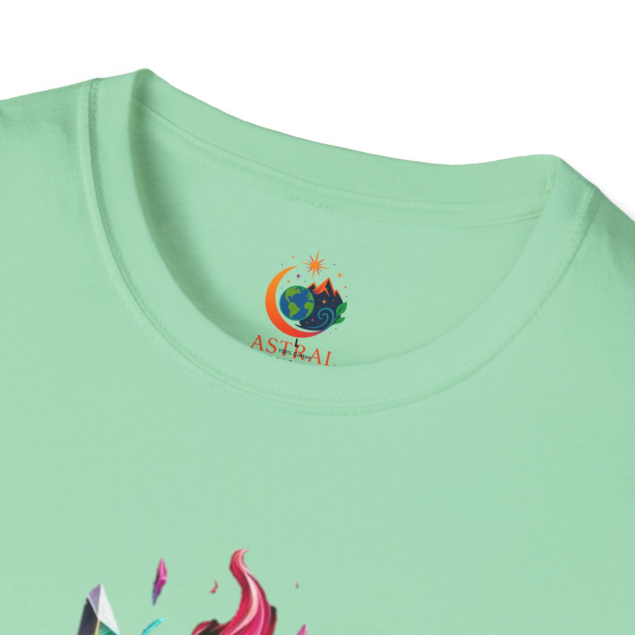 Artistic Heart Wings T-Shirt | Unisex Softstyle Tee, Heart Design Shirt, Graphic Art Tee, Trendy Casual Top, Gift for Art Lovers