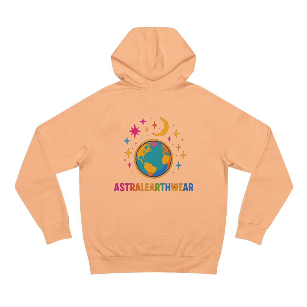 Astral Earthwear Unisex Hoodie, Cozy Gift for Space Lovers, Astrology Apparel, Everyday Sweatshirt, Ideal for Birthdays