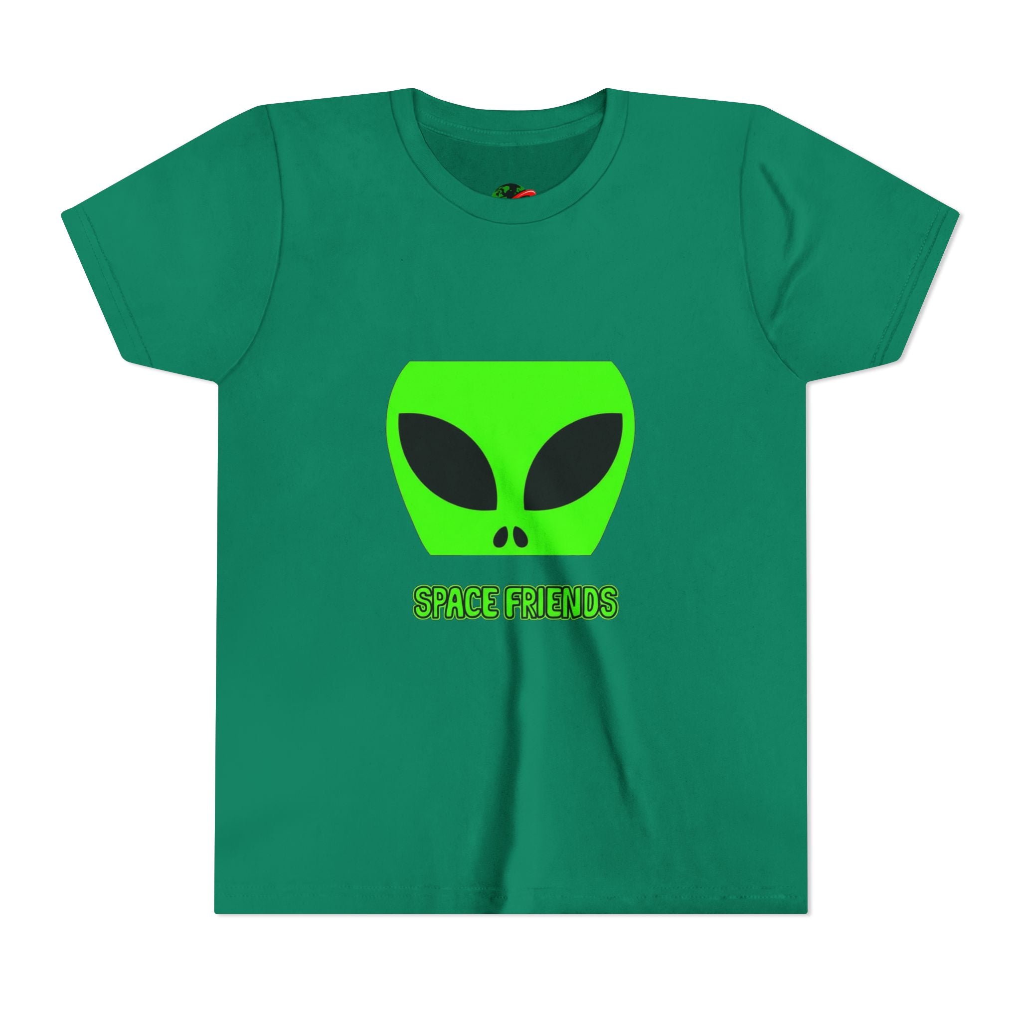 Space Friends Youth Tee, Alien Graphic T-Shirt, Fun Kids Tee, Science Fiction Gift, Space Lover Shirt