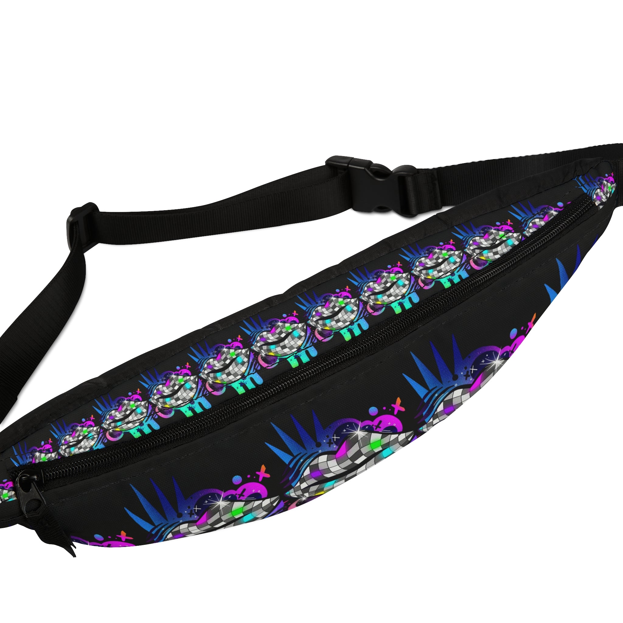 Colorful Graphic Fanny Pack - Trendy Accessory for Music Festivals, Travel, Outdoor Adventures, Gifts, and Casual Outings