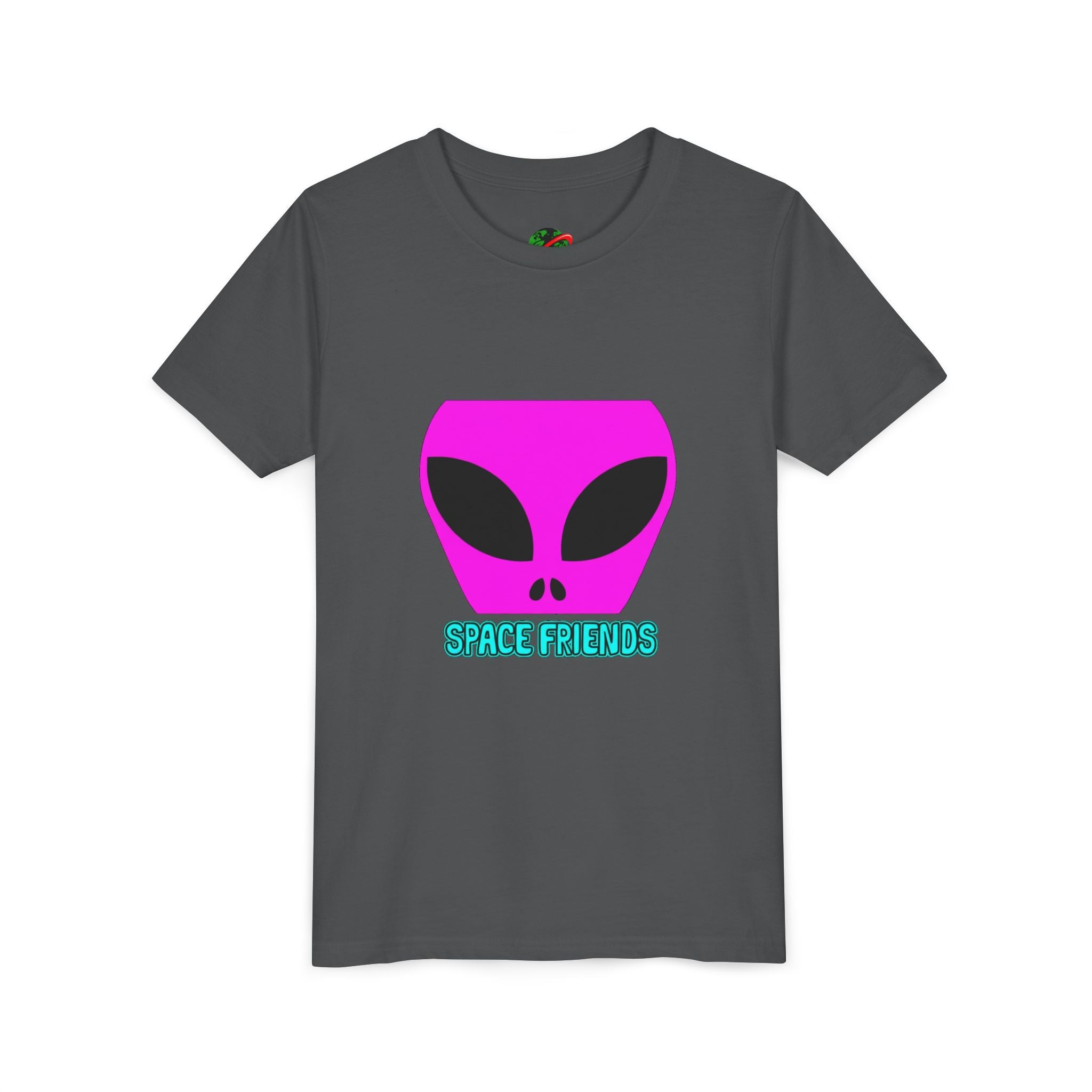 Alien Friends Youth Tee - Fun Graphic T-Shirt for Kids, UFO Lovers, Space Theme Shirt, Birthday Gift, Halloween Costume