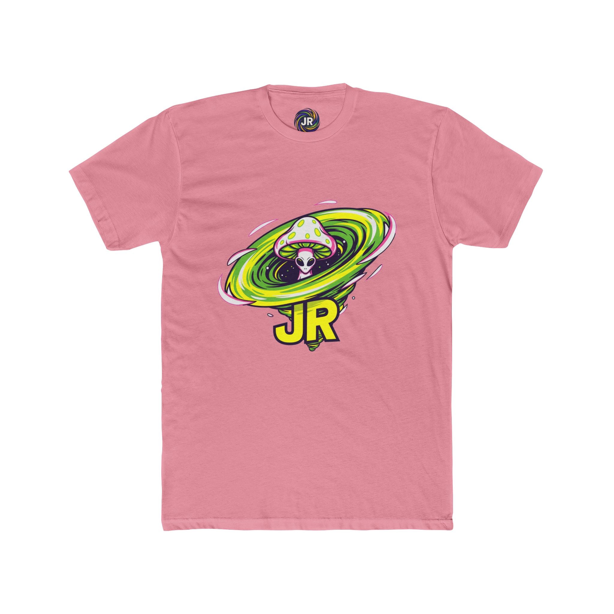 Vibrant Alien Graphic Tee, Unisex Cotton Crew Shirt, Fun Casual Wear, Perfect for Parties, Gifts for Sci-Fi Lovers, Summer Fashion