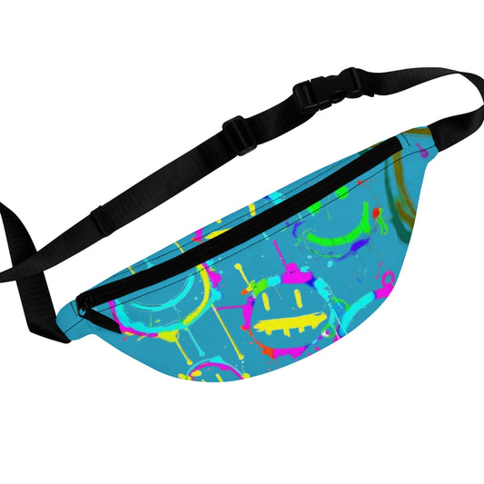 Colorful Fanny Pack with Funky Design - Festival Essentials, Travel Accessory, Outdoor Bag, Hip Bag, Trendy Waist Pack