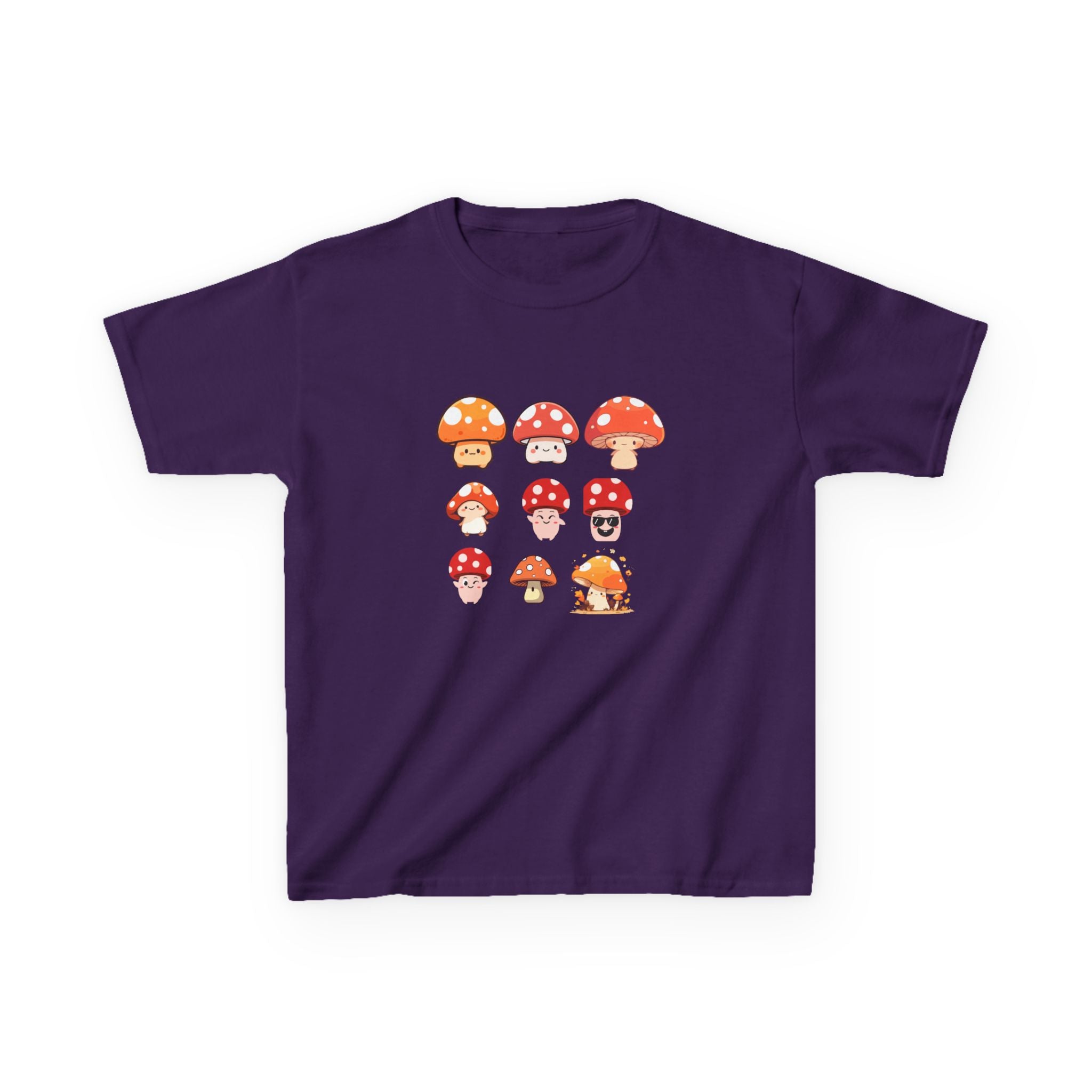 Cute Mushroom Kids Tee, Mushroom Graphic Shirt, Fun Kids T-Shirt for Nature Lovers, Children's Gift, Summer Adventure Wear