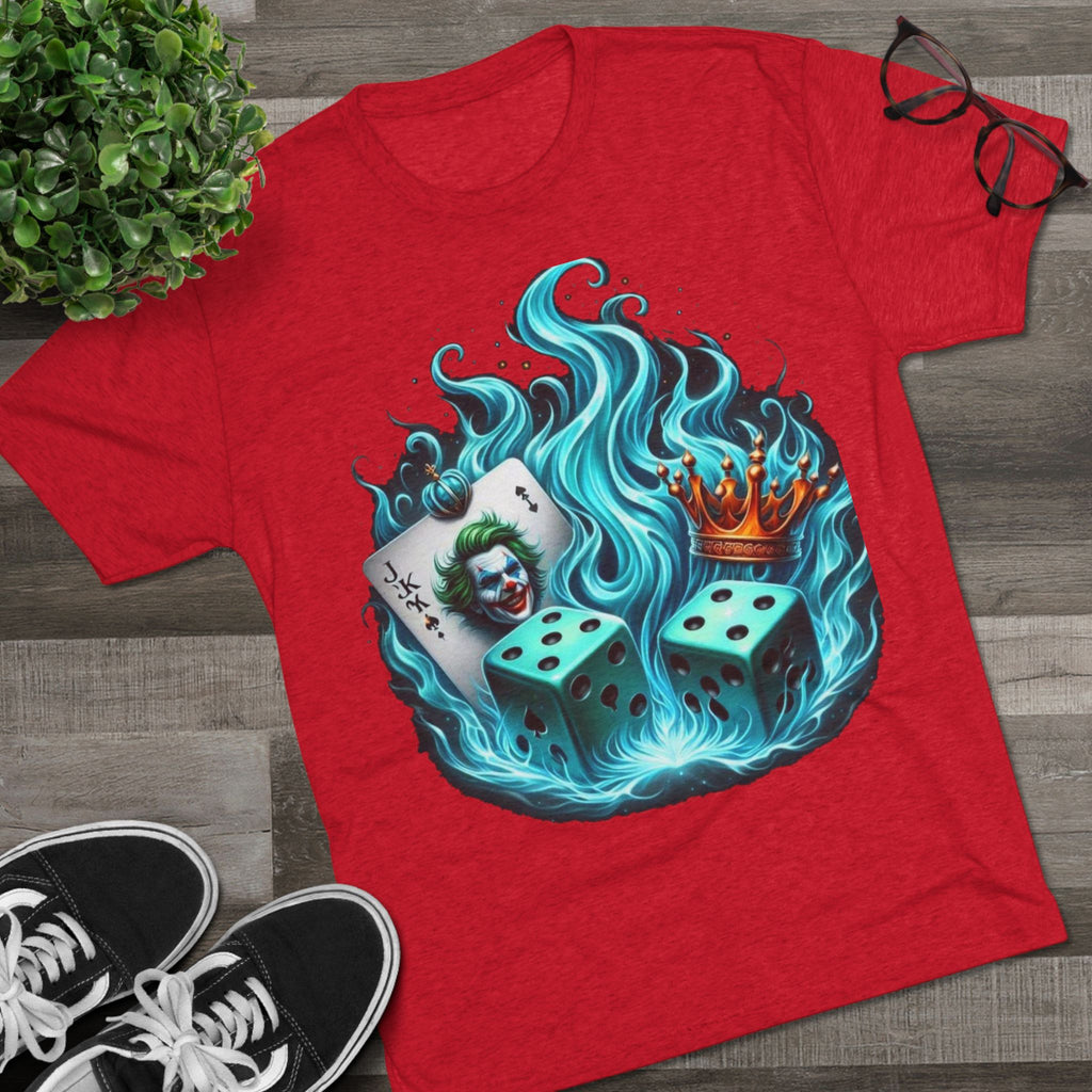 Gaming-Inspired Crew Tee: Joker Design, Cool Graphic T-Shirt, Casual Wear for Gamers, Perfect Gift for Game Night, Unique Collectible