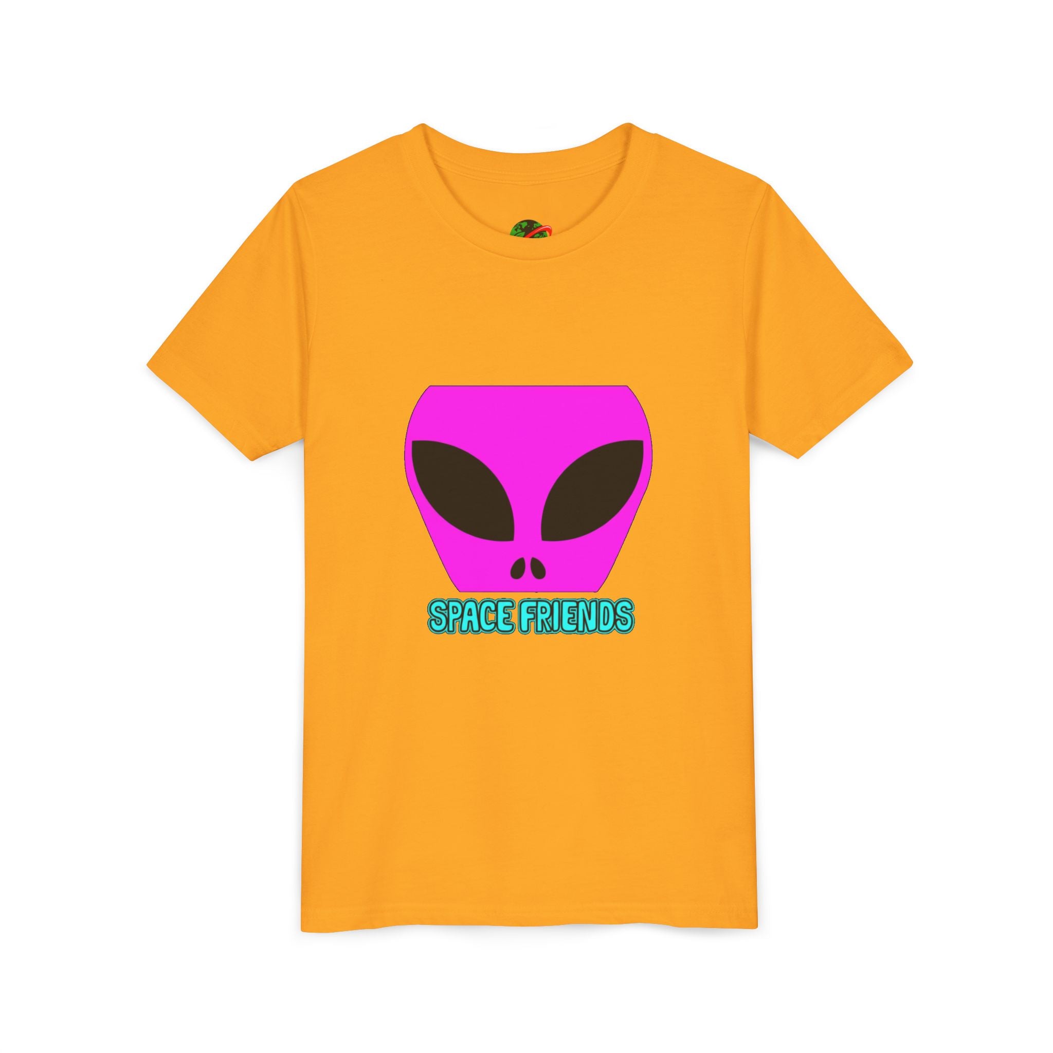 Alien Friends Youth Tee - Fun Graphic T-Shirt for Kids, UFO Lovers, Space Theme Shirt, Birthday Gift, Halloween Costume