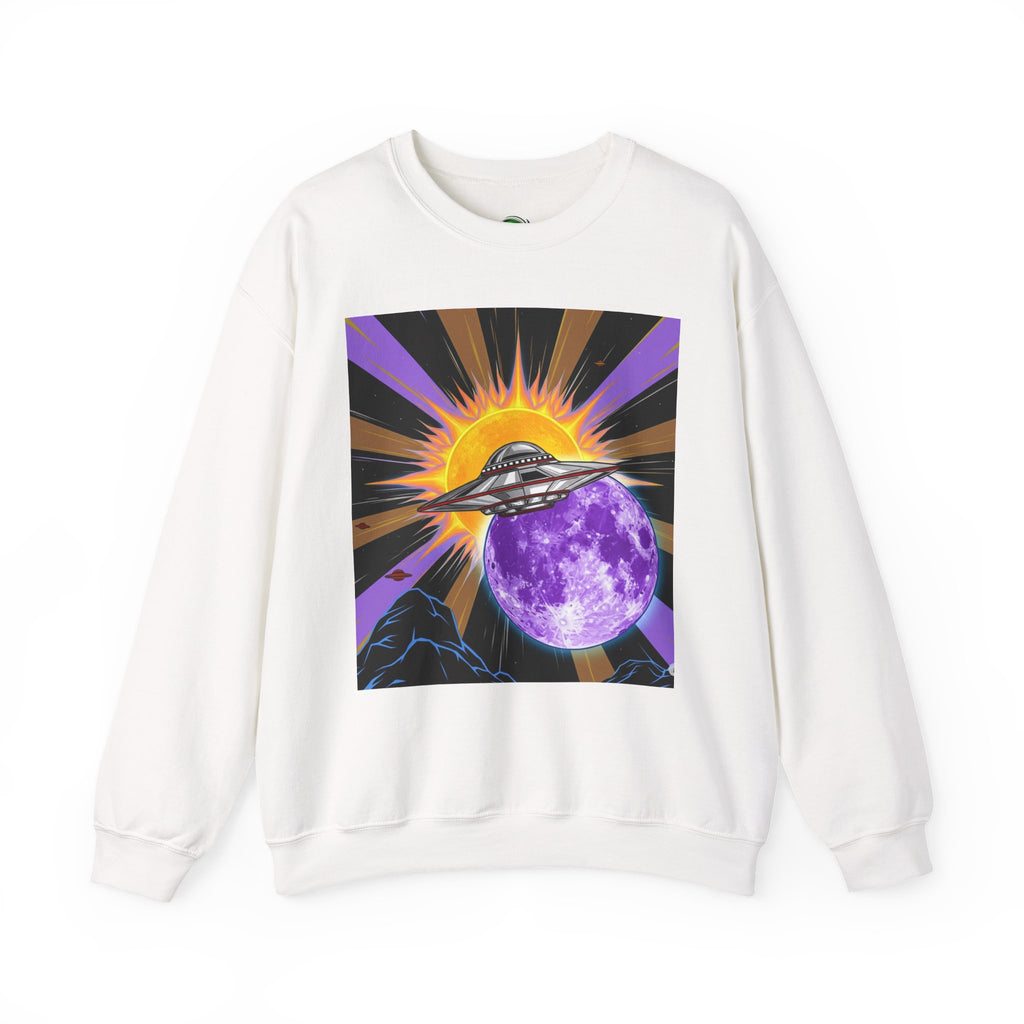 Cosmic Vibes Crewneck Sweatshirt, UFO Graphic Sweatshirt, Unisex Space Sweatshirt, Retro Astronaut Apparel, Gifts for Space Lovers, [...]