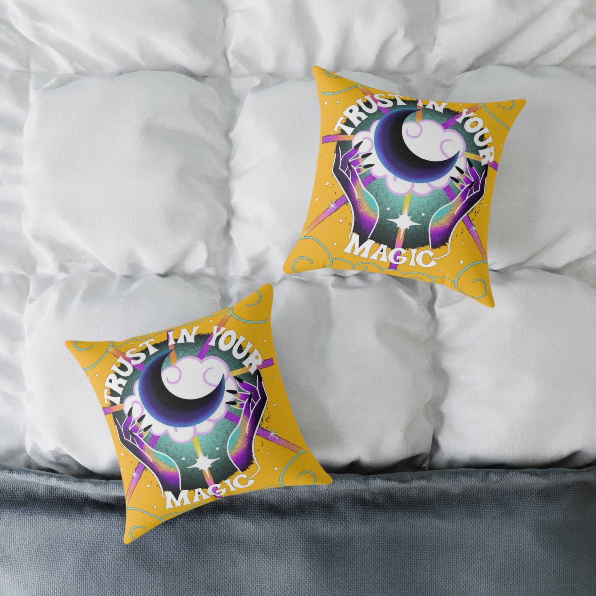 Square Poly Canvas Pillow