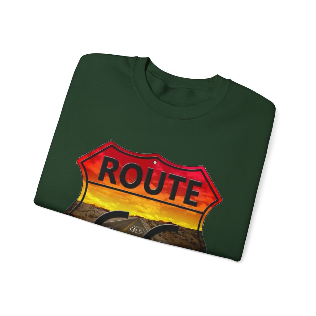 Route 66 Adventure Crewneck Sweatshirt - Unisex Heavy Blend™