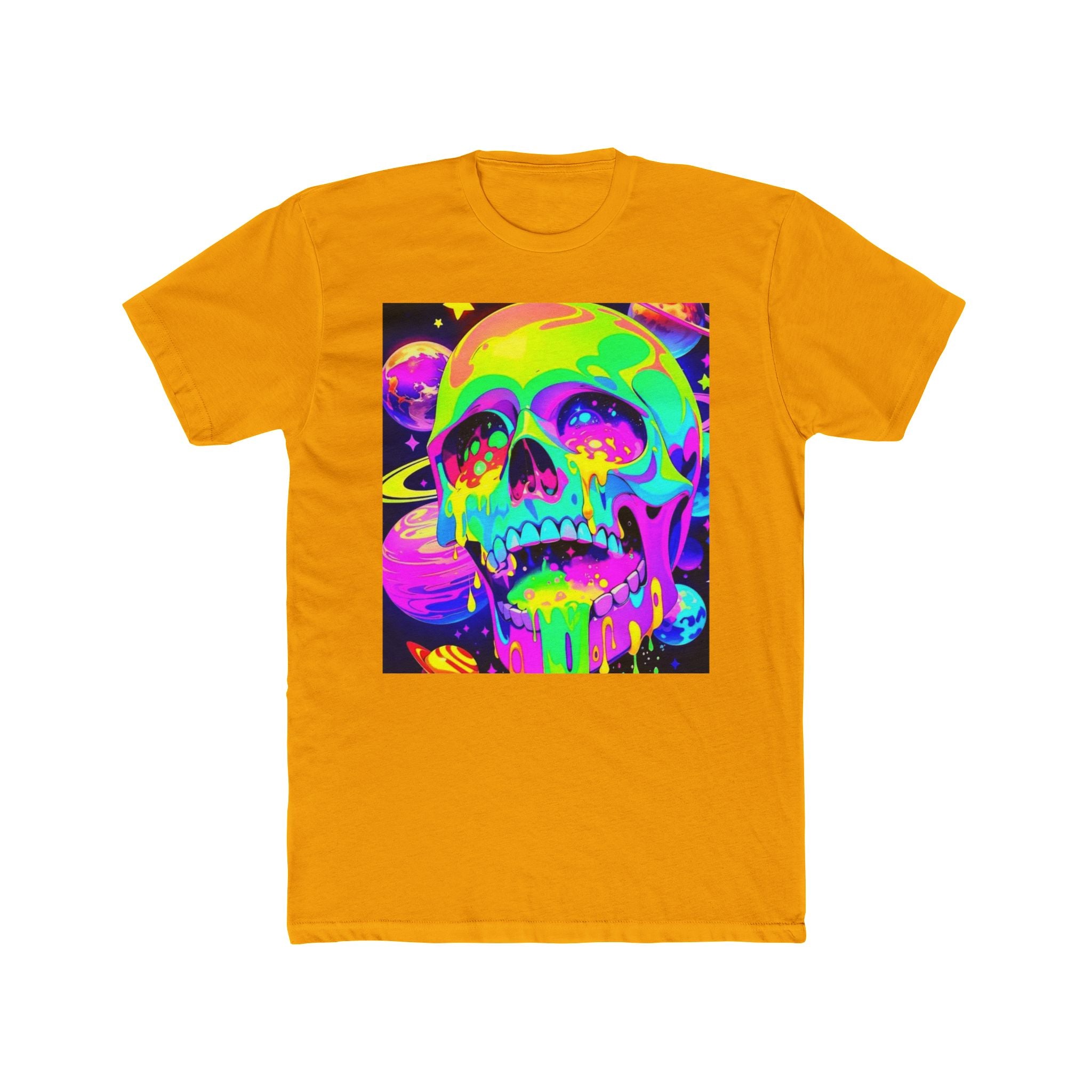 Psychedelic Skull Tee, Unisex Graphic T-Shirt, Festival Wear, Alternative Fashion, Gift for Him/Her, Halloween Decor