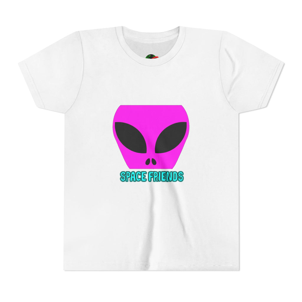 Alien Friends Youth Tee - Fun Graphic T-Shirt for Kids, UFO Lovers, Space Theme Shirt, Birthday Gift, Halloween Costume