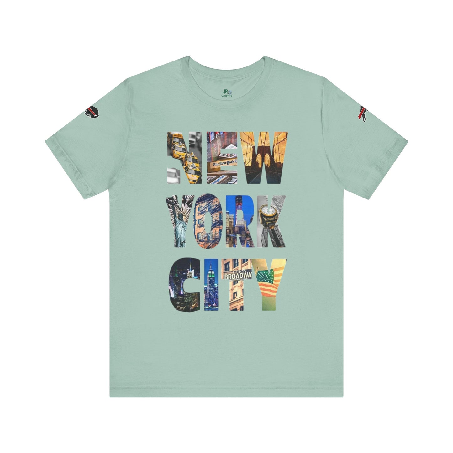 New York City & Bills Graphic Tee - Unisex Jersey Short Sleeve Shirt for Sports Fans