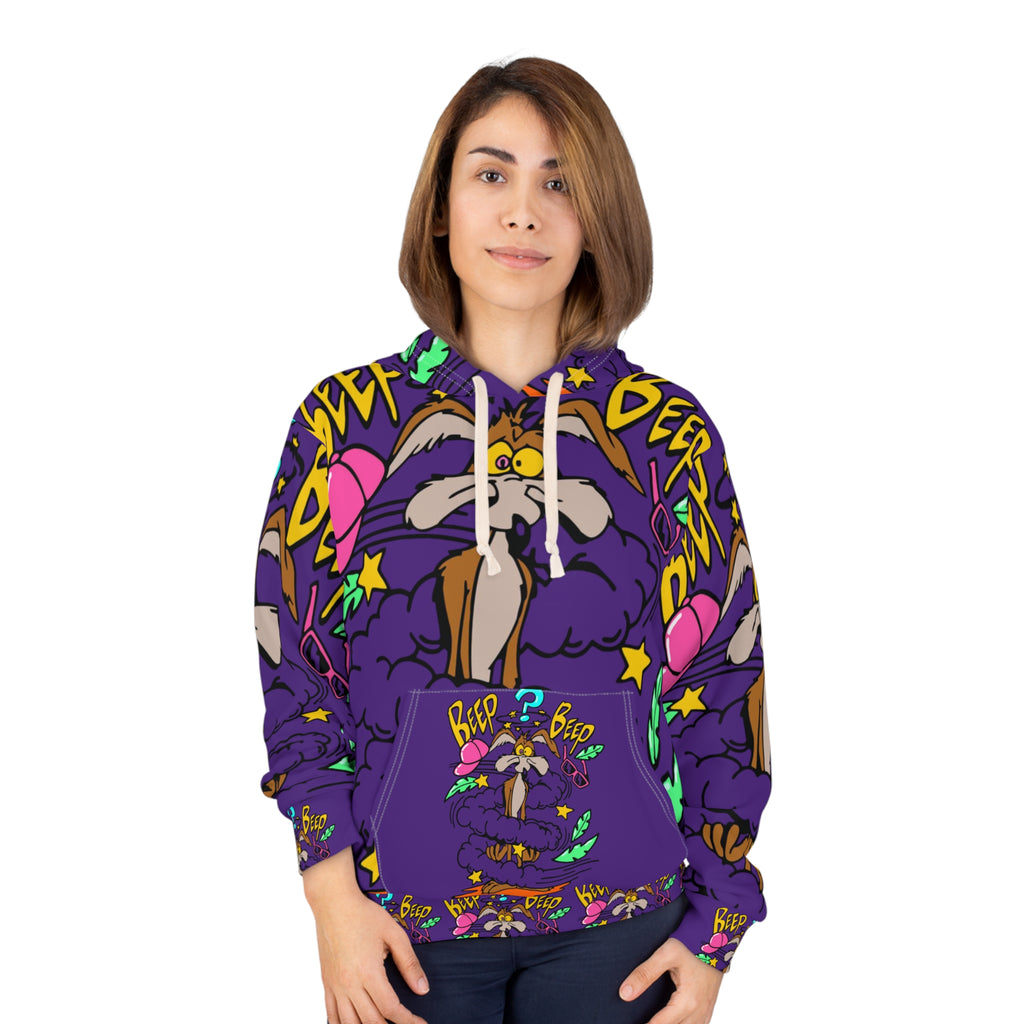 Colorful Cartoon Unisex Pullover Hoodie, Graphic Hoodie for Fans, Fun Streetwear Gift, Cozy Casual Wear, Unique Graphic Hoodie