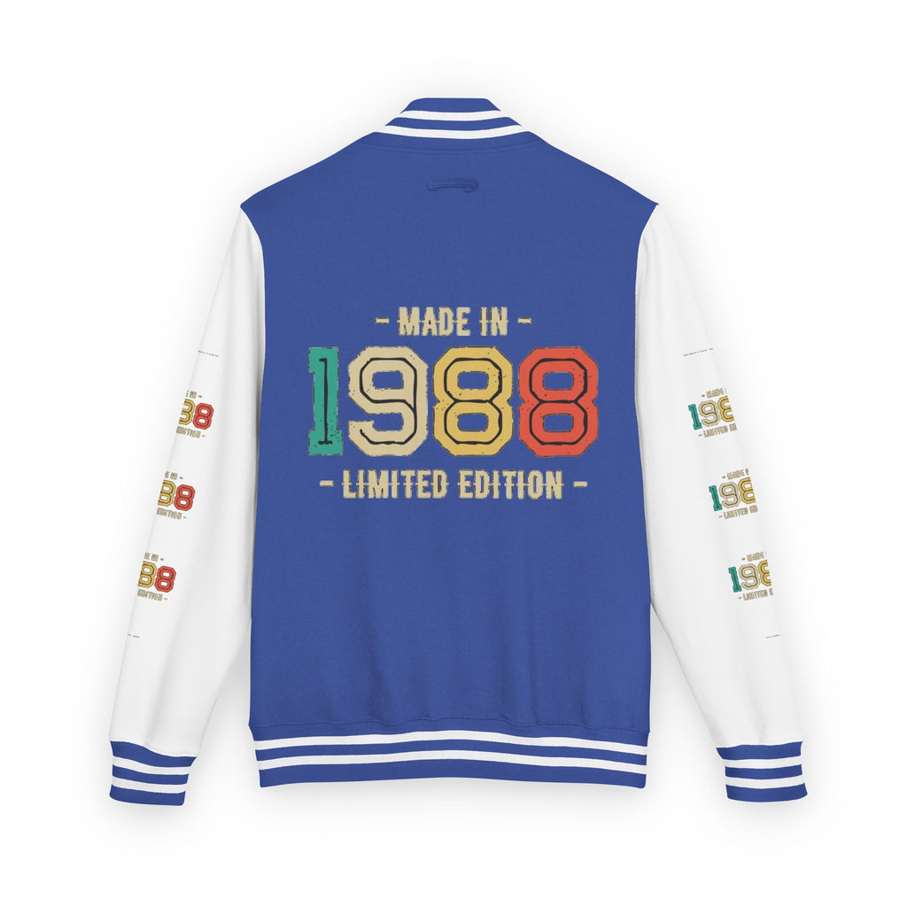 Unisex Heavyweight Letterman Jacket - Nostalgia & Comfort for 1980s Lovers, Perfect for Cozy Nights, Gifts for Birthdays, Class [...]