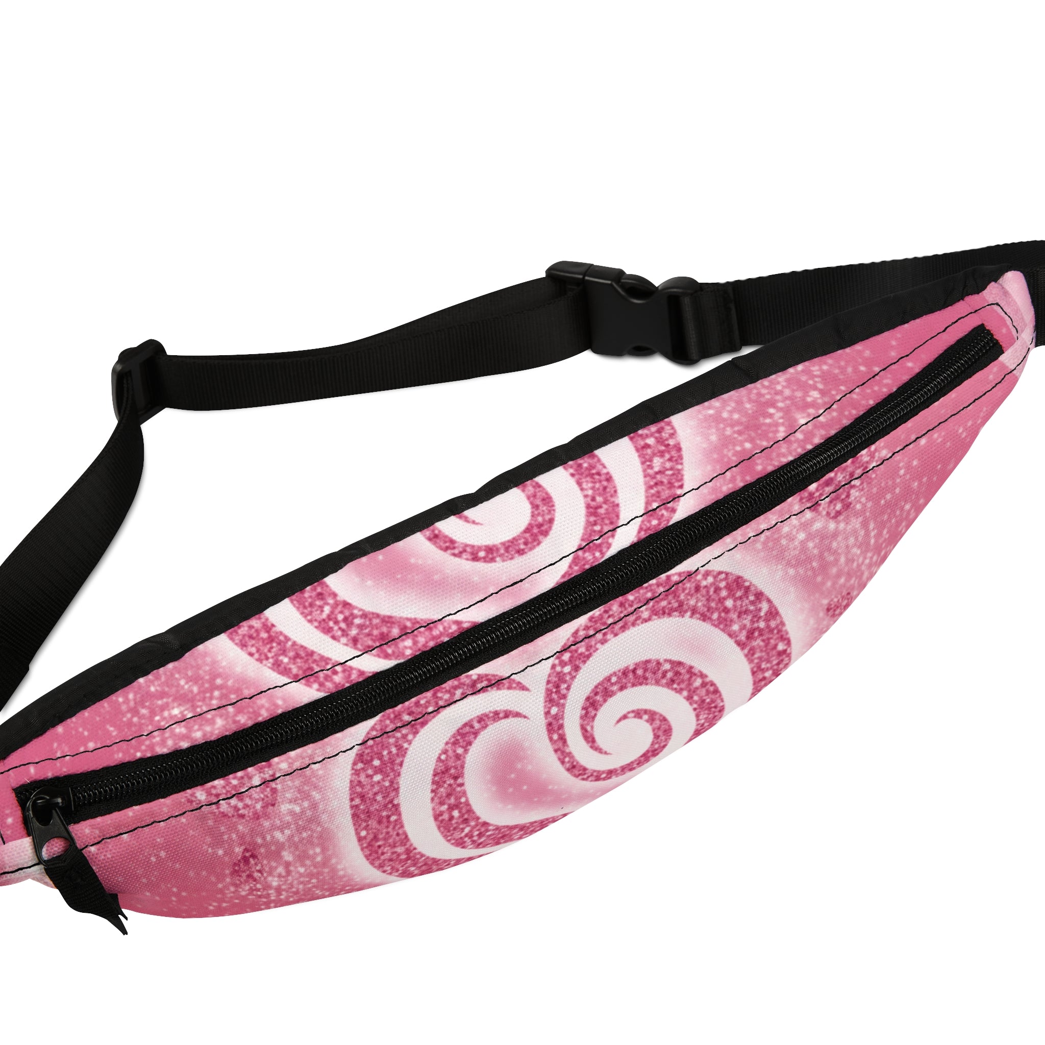 Heart Pattern Fanny Pack, Cute Waist Bag, Festival Accessory, Love Gift, Trendy Hip Pack, Valentine's Day Style