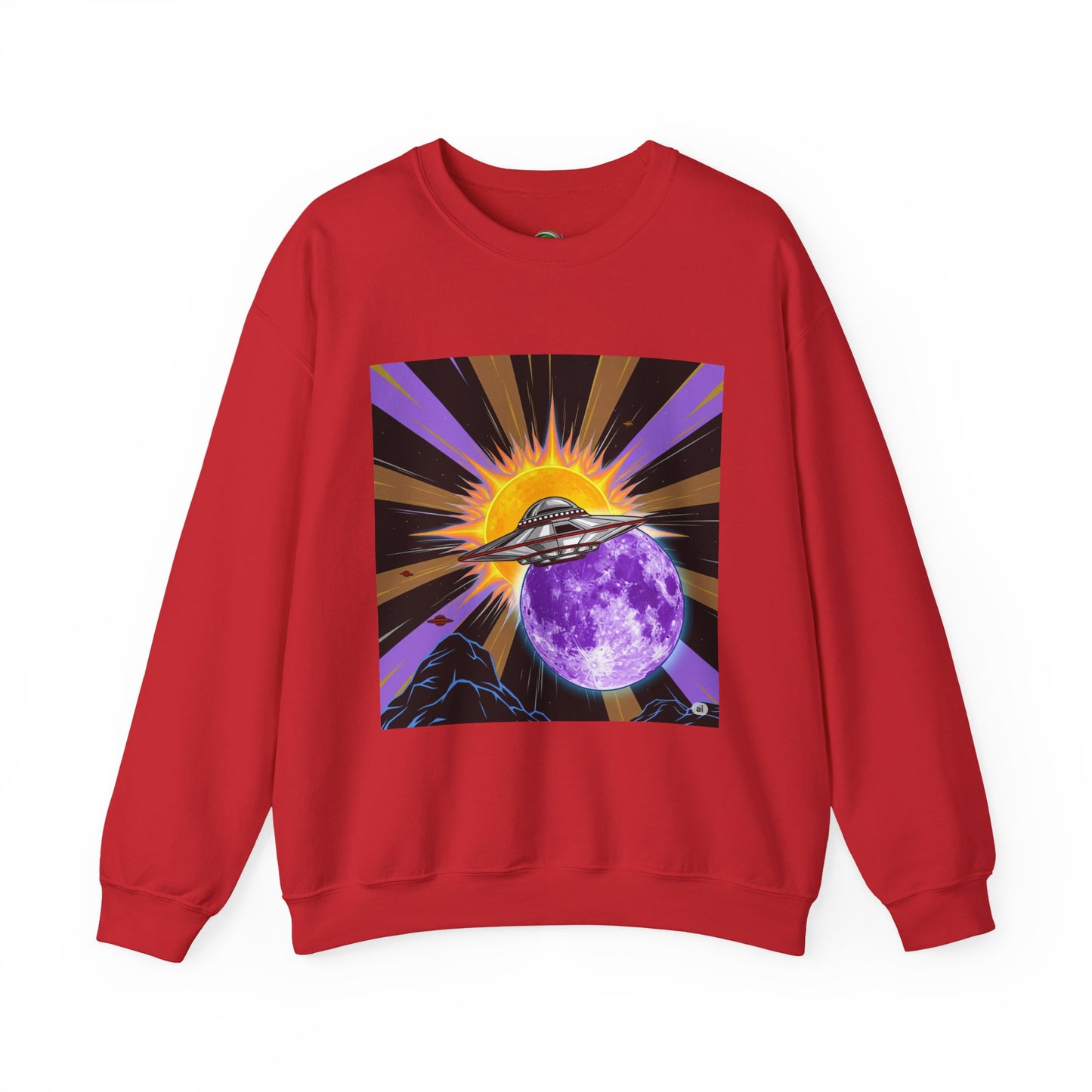Cosmic Vibes Crewneck Sweatshirt, UFO Graphic Sweatshirt, Unisex Space Sweatshirt, Retro Astronaut Apparel, Gifts for Space Lovers, [...]