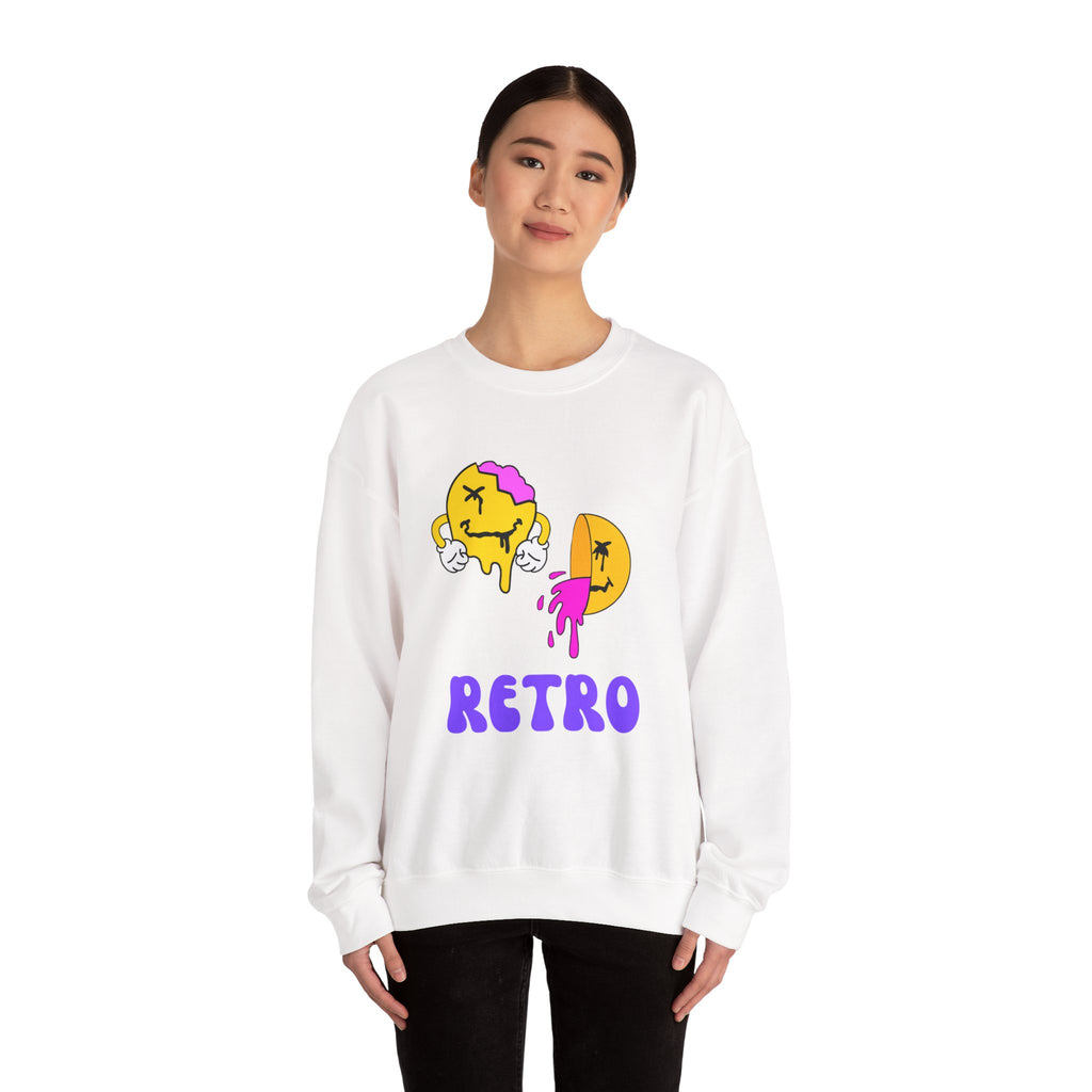 Retro Vibes Sweatshirt, Vintage Crewneck Jumper, 90s Style Pullover, Classic Sweater, Hipster Top