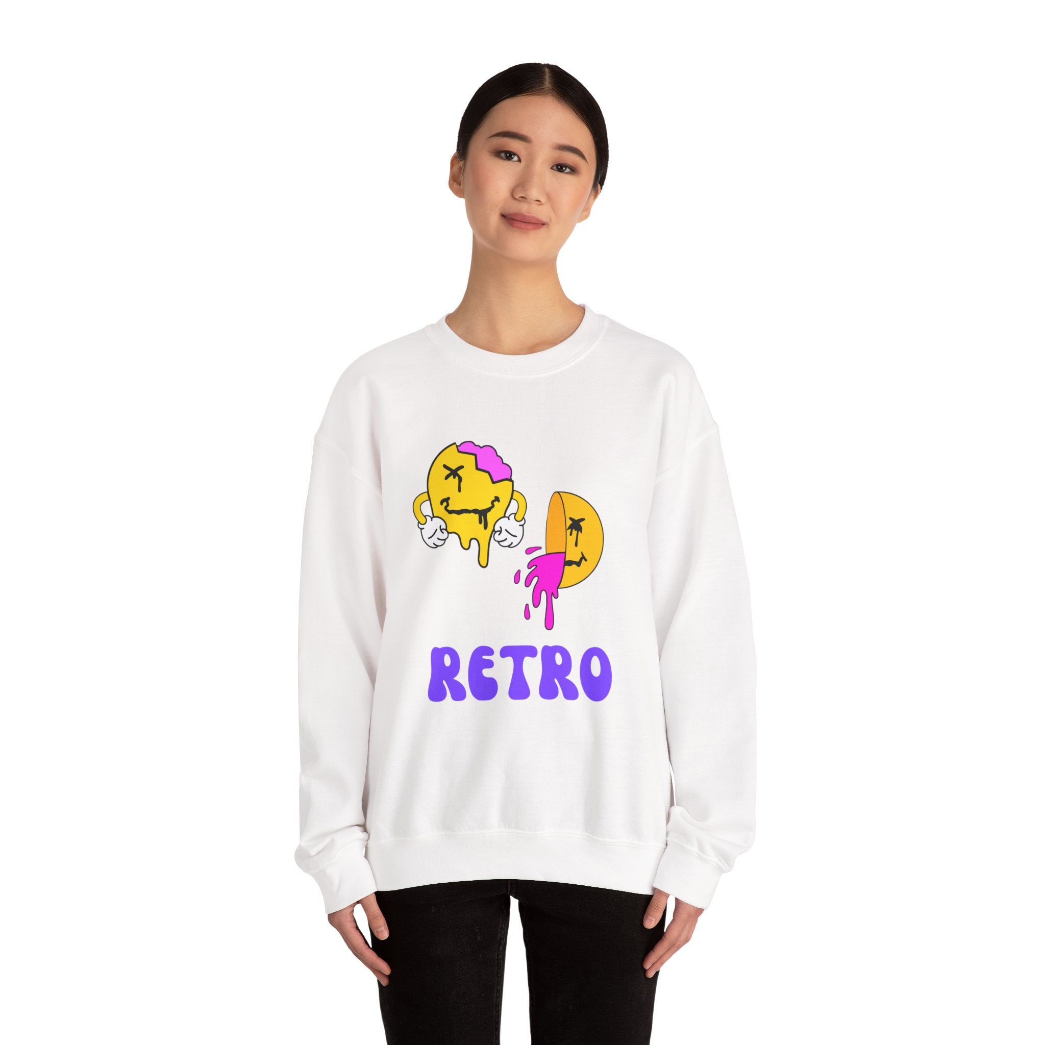 Retro Vibes Sweatshirt, Vintage Crewneck Jumper, 90s Style Pullover, Classic Sweater, Hipster Top