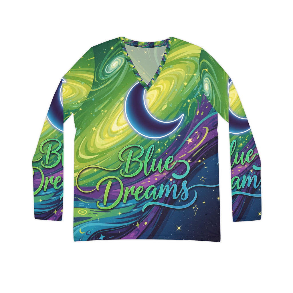 Women's Long Sleeve V-neck Shirt (AOP)