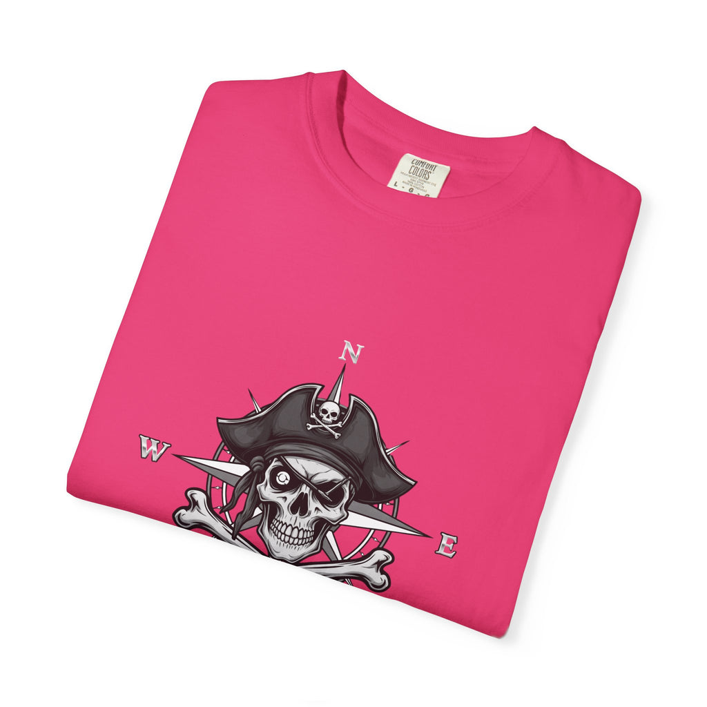 Astral Pirate Garment-Dyed T-shirt | Casual Crew Neck Tee, Pirate Apparel, Graphic Tee, Unisex T-shirt, Gift for Adventurers