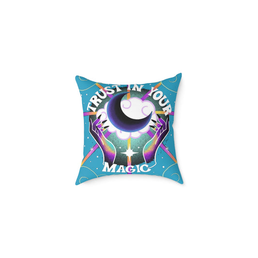 Square Poly Canvas Pillow
