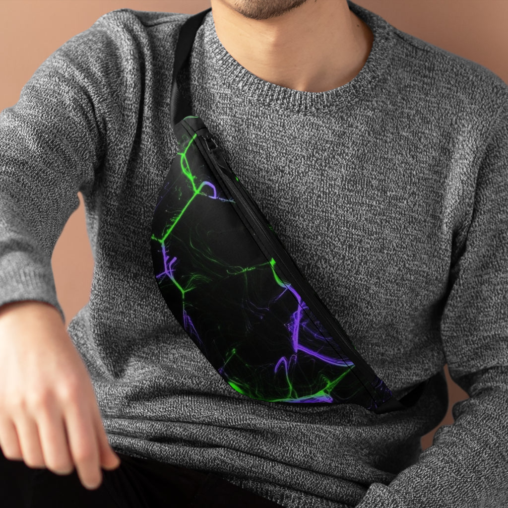 Electric Vibe Fanny Pack - Stylish Neon Bag for Festivals, Concerts, Travel, Party Wear, Outdoor Adventures