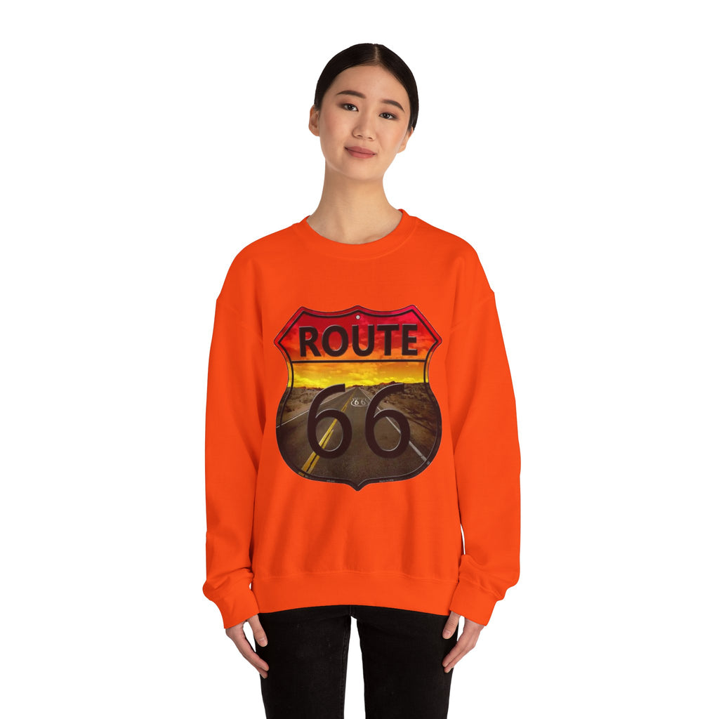 Route 66 Adventure Crewneck Sweatshirt - Unisex Heavy Blend™