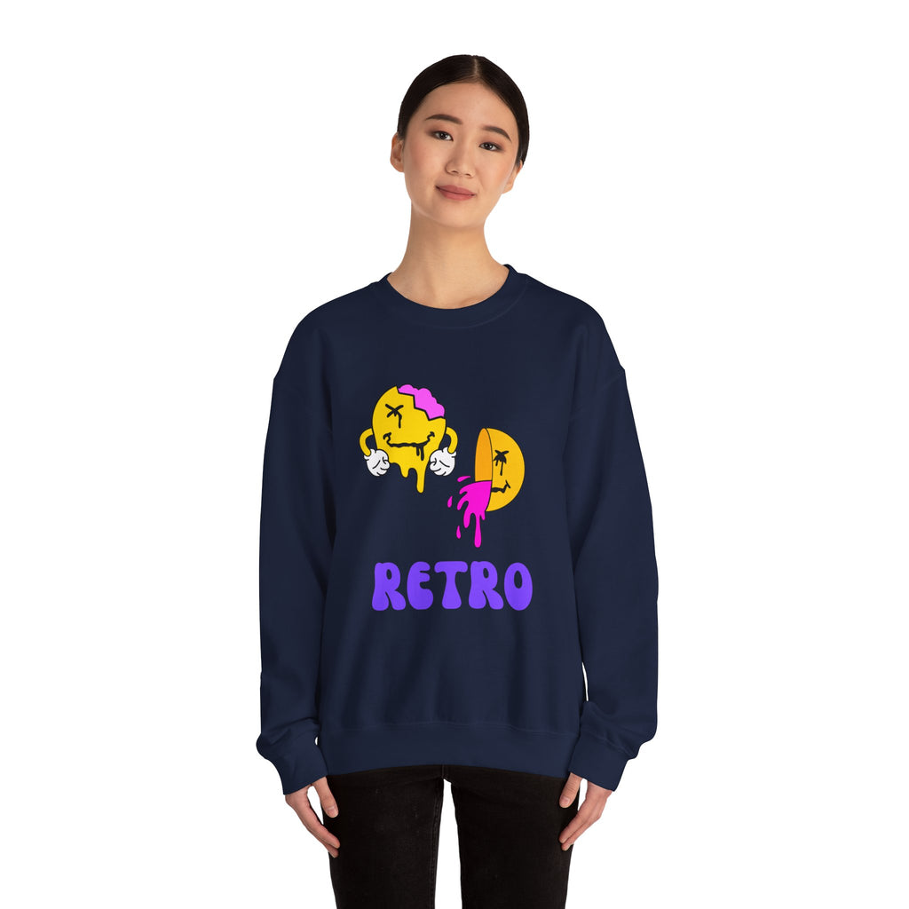 Retro Vibes Sweatshirt, Vintage Crewneck Jumper, 90s Style Pullover, Classic Sweater, Hipster Top