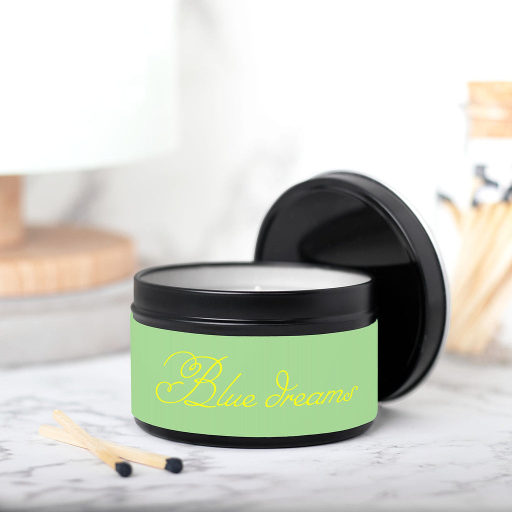 Blue Dreams Candle Tin 8oz Classic Collection
