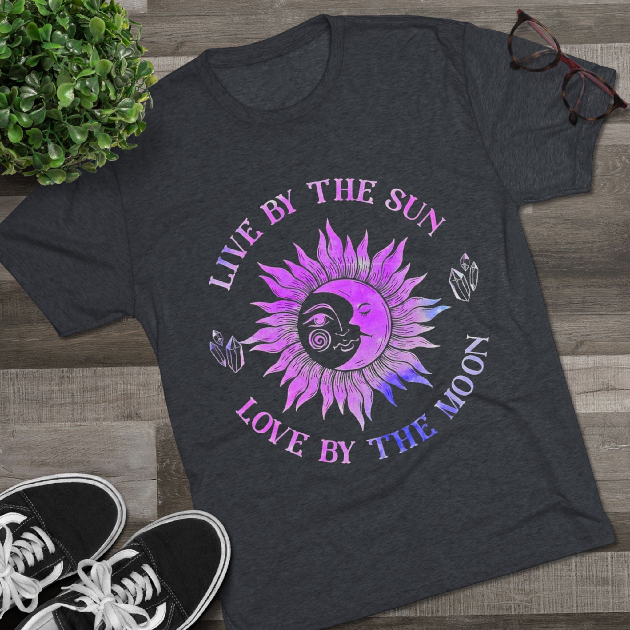 Live By The Sun, Love By The Moon T-Shirt, Unisex Graphic Tee, Astrology Shirt, Spiritual Apparel, Gift for Star Lovers