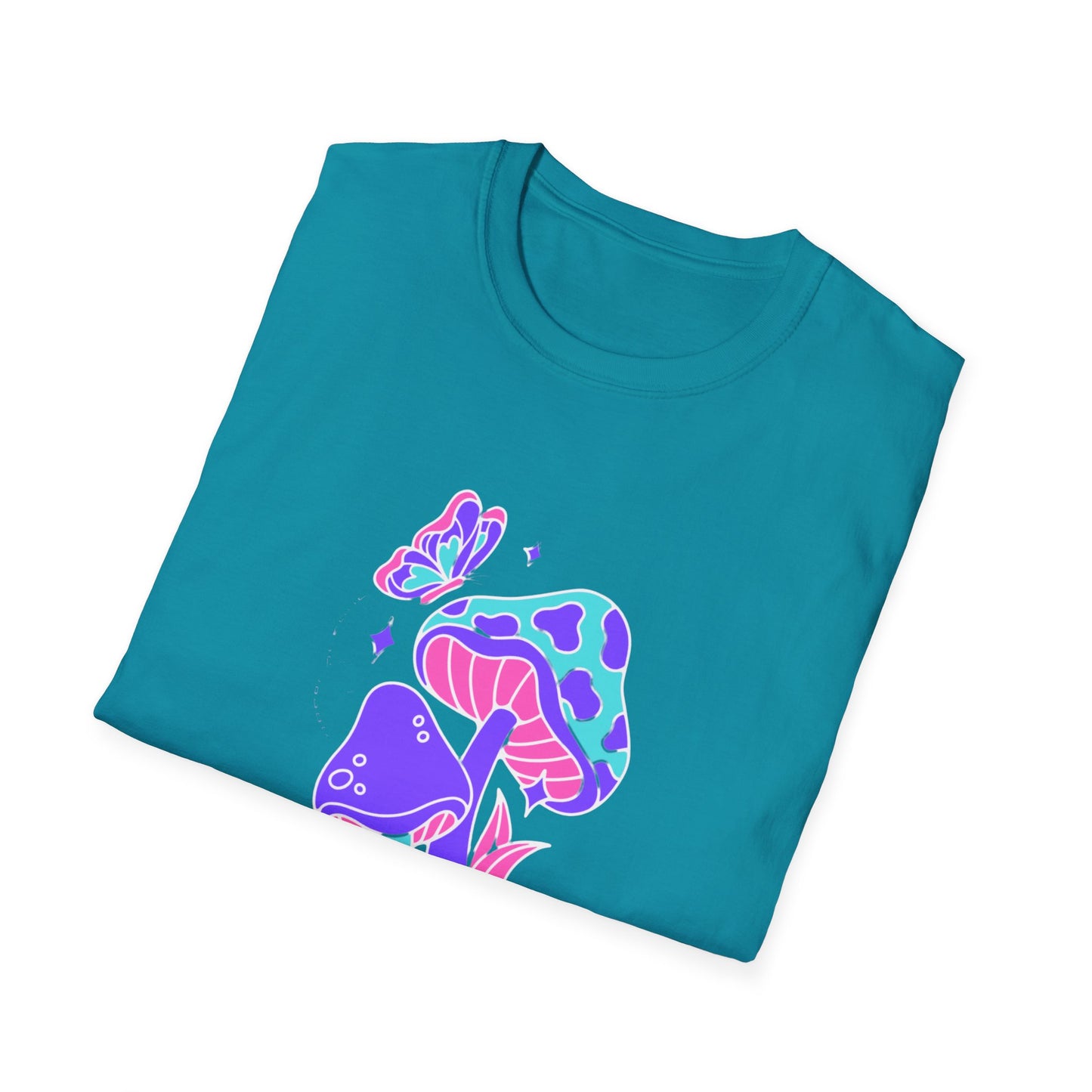 Dreamy Unisex Softstyle T-Shirt, Whimsical Shirt, Casual Wear, Nature Lover Gift, Eco-Friendly Tee, Unique Graphic Tee