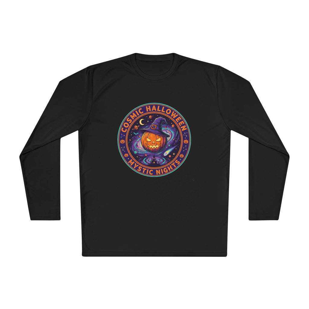 Cosmic Halloween Unisex Long Sleeve Tee, Halloween Shirt, Fall Fashion, Festival Outfit, Spooky Events, Seasonal Apparel, Gift Idea