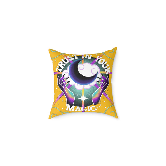 Square Poly Canvas Pillow