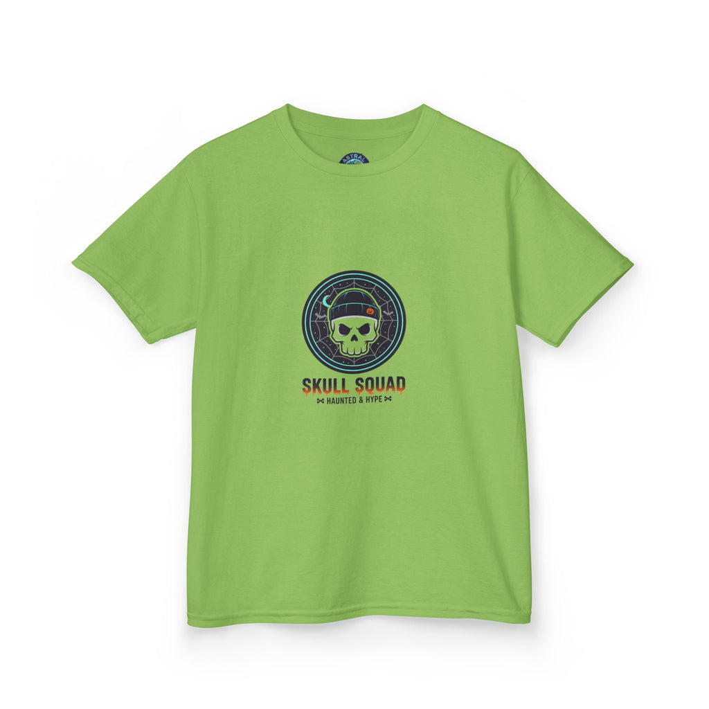 Cool Kids Skull Squad Tee, Youth Graphic T-Shirt, Halloween Shirt, Trendy Kids Apparel, Skull Lover Gift, Fun Casual Wear
