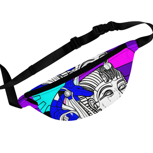 Colorful Graphic Fanny Pack, Trendy Belt Bag for Festivals, Travel, and Everyday Use, Unique Artwork Accessory