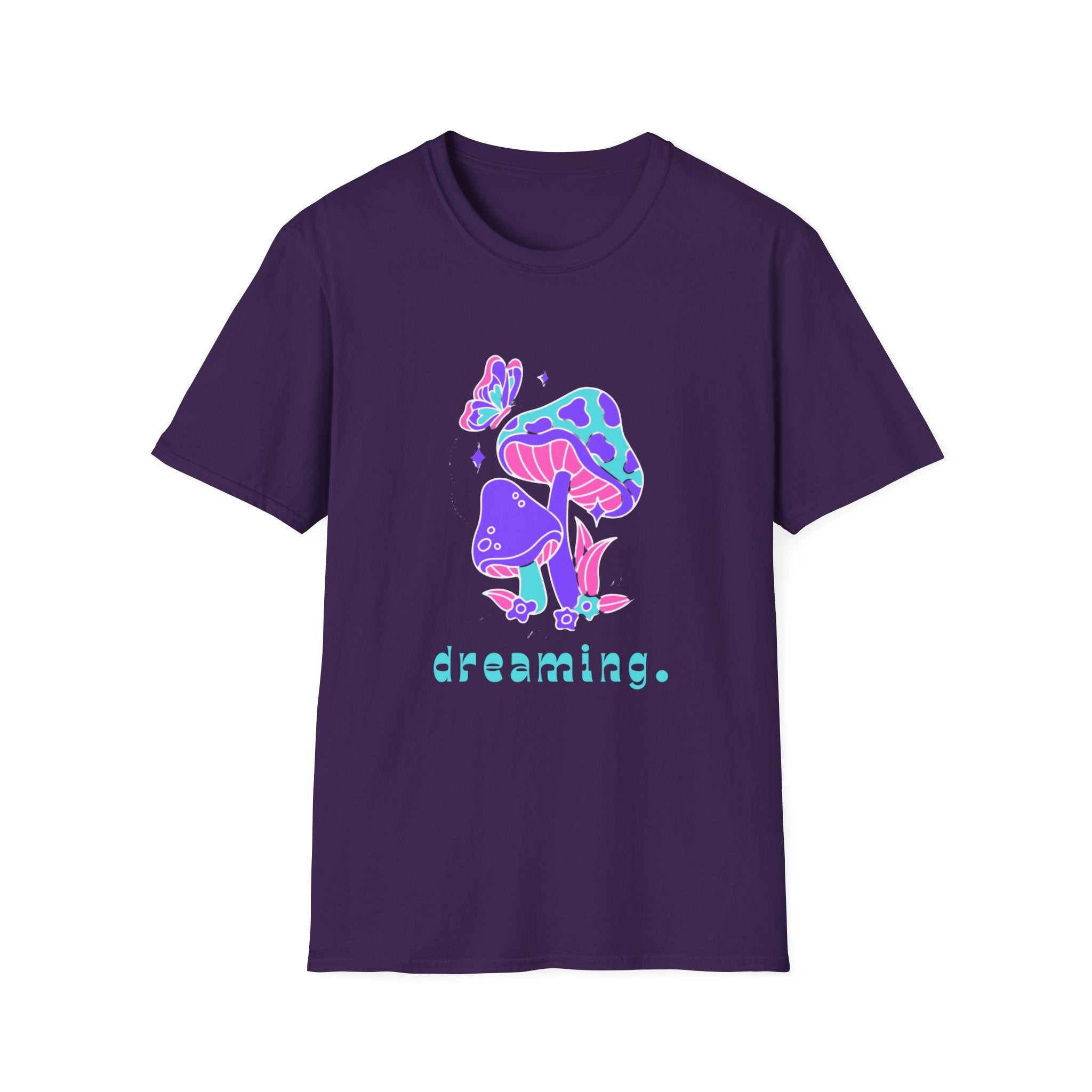 Dreamy Unisex Softstyle T-Shirt, Whimsical Shirt, Casual Wear, Nature Lover Gift, Eco-Friendly Tee, Unique Graphic Tee