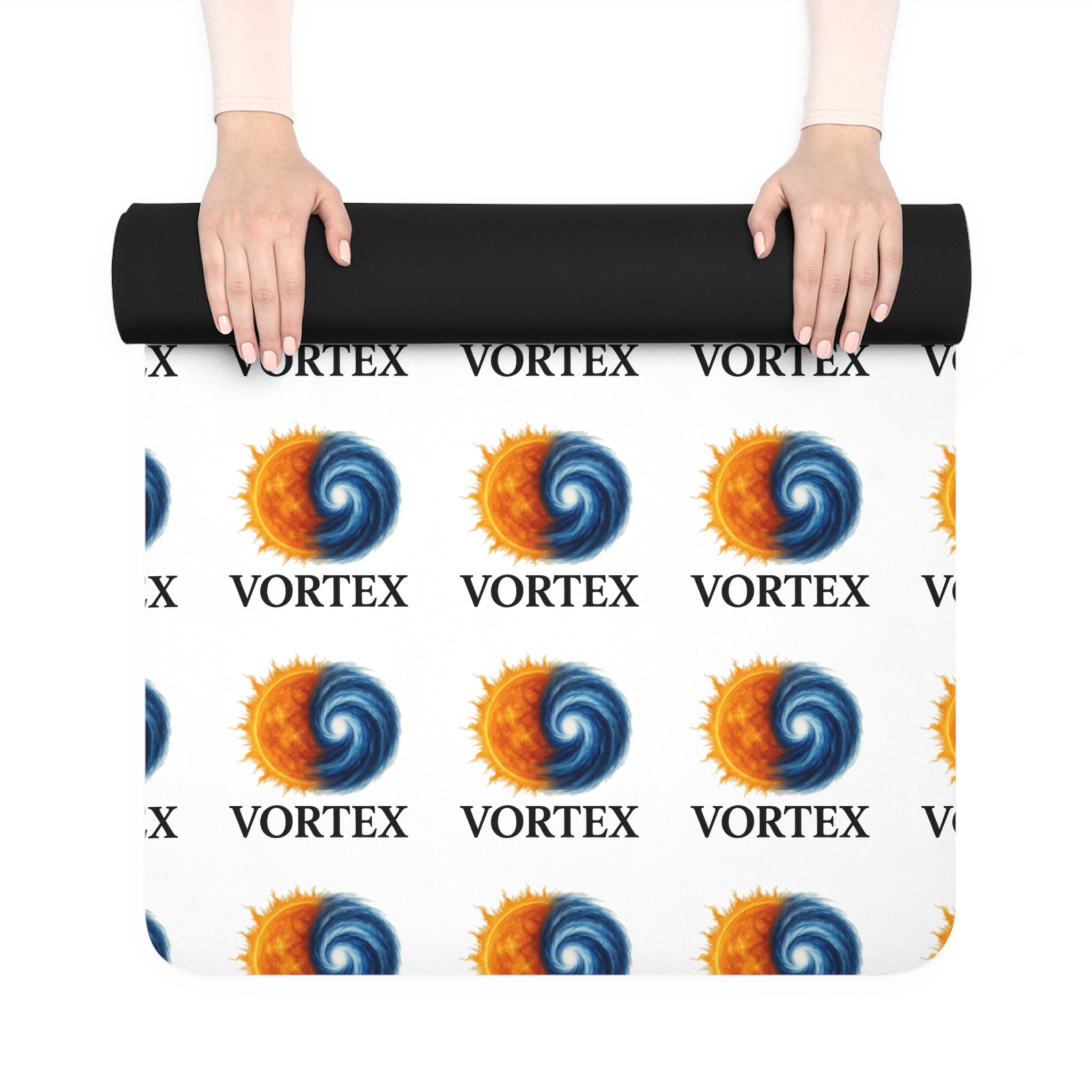 Vortex Design Yoga Mat | Fitness Mat for Home or Studio, Meditation, Wellness Gift, Yoga Practice Essentials