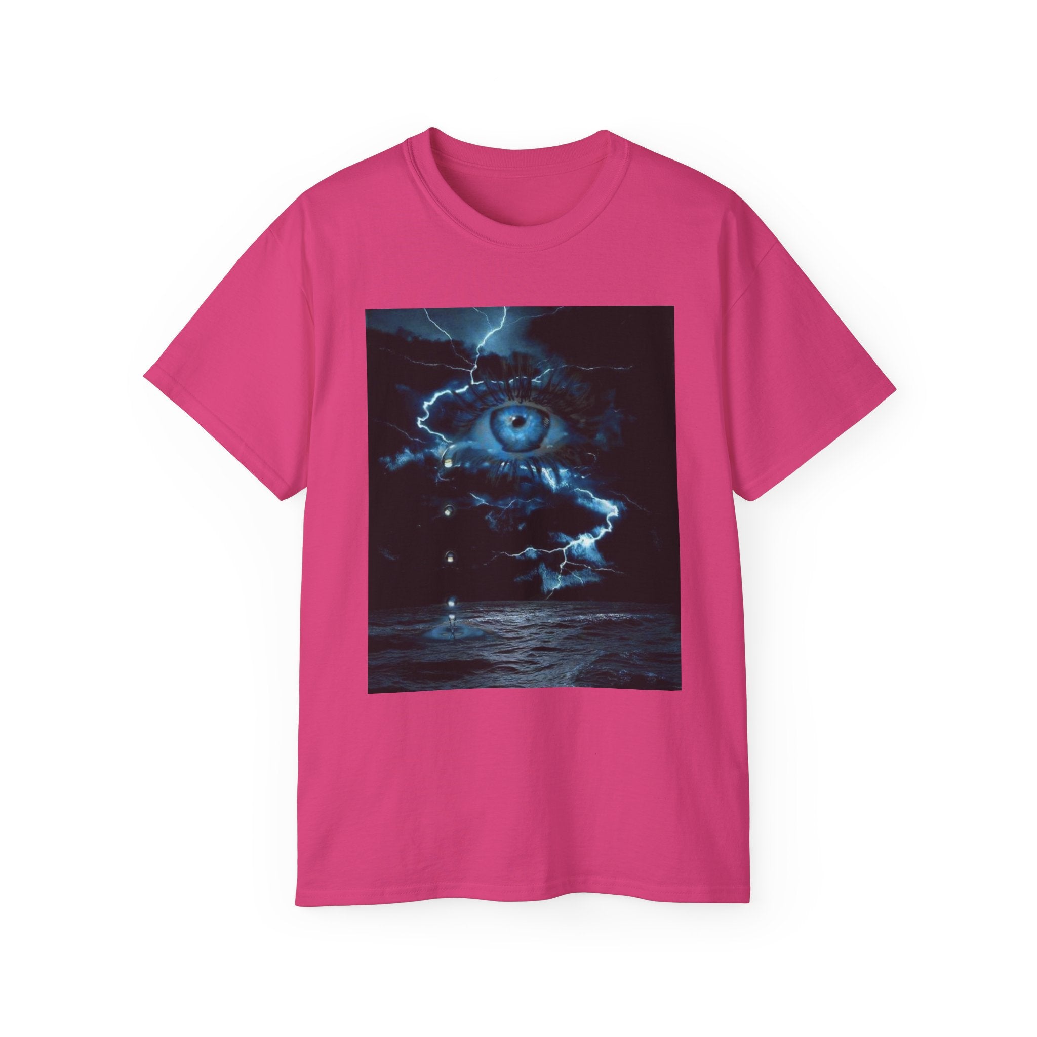 Mystical Eye Graphic Tee, Unisex Cotton T-Shirt, Spiritual Shirt, Casual Wear for Art Lovers, Gift for Birthdays, Festivals