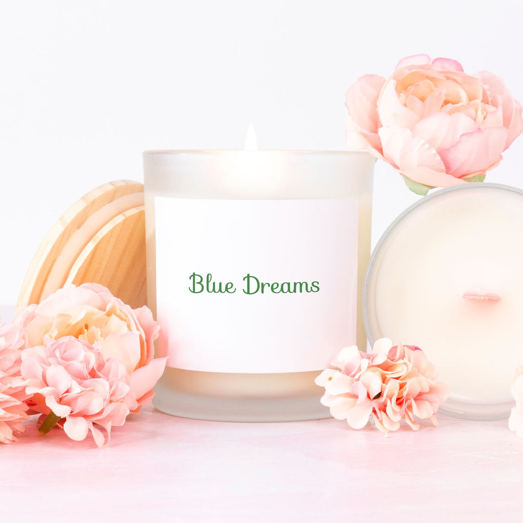 Candle Frosted (Pink Wick) Glass