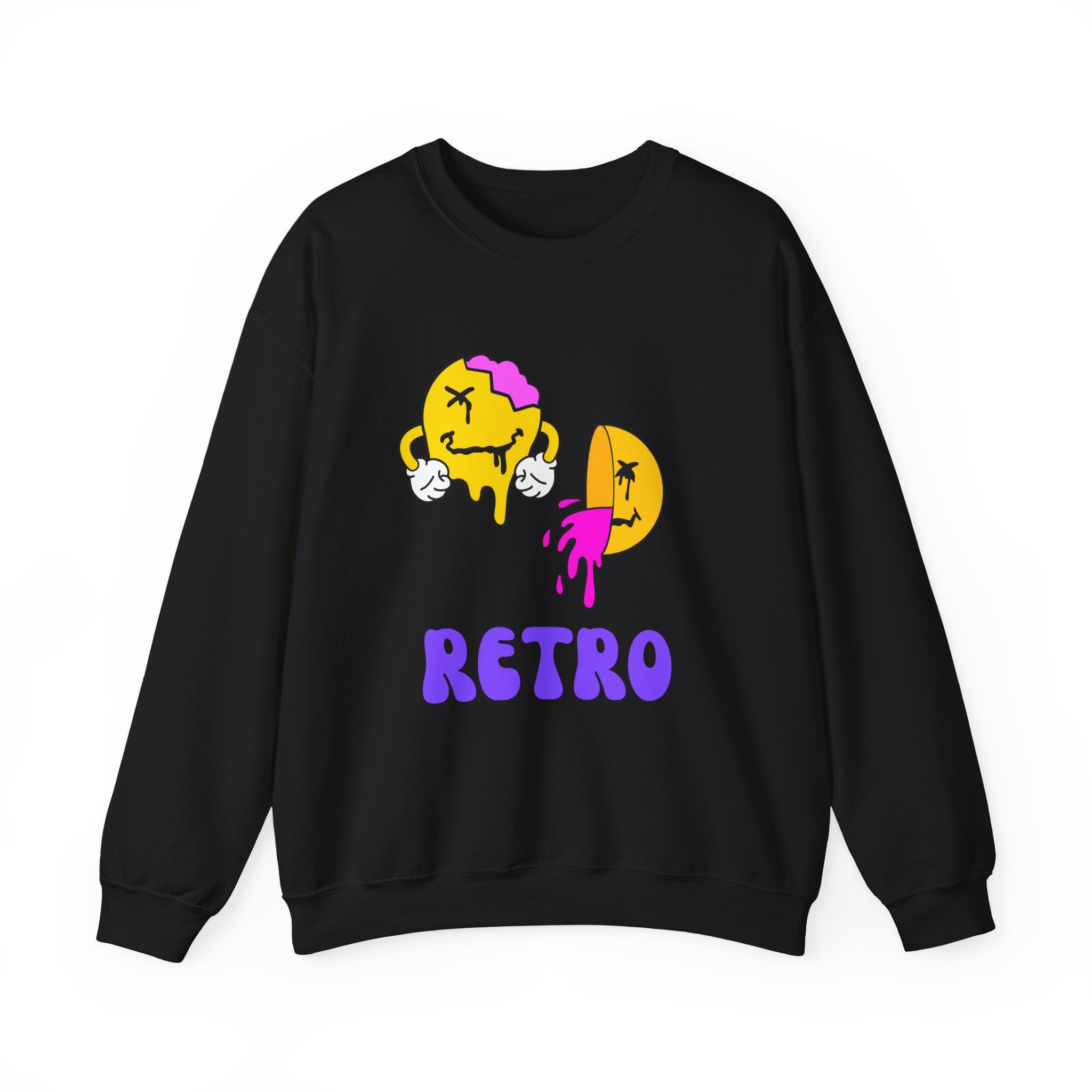 Retro Vibes Sweatshirt, Vintage Crewneck Jumper, 90s Style Pullover, Classic Sweater, Hipster Top