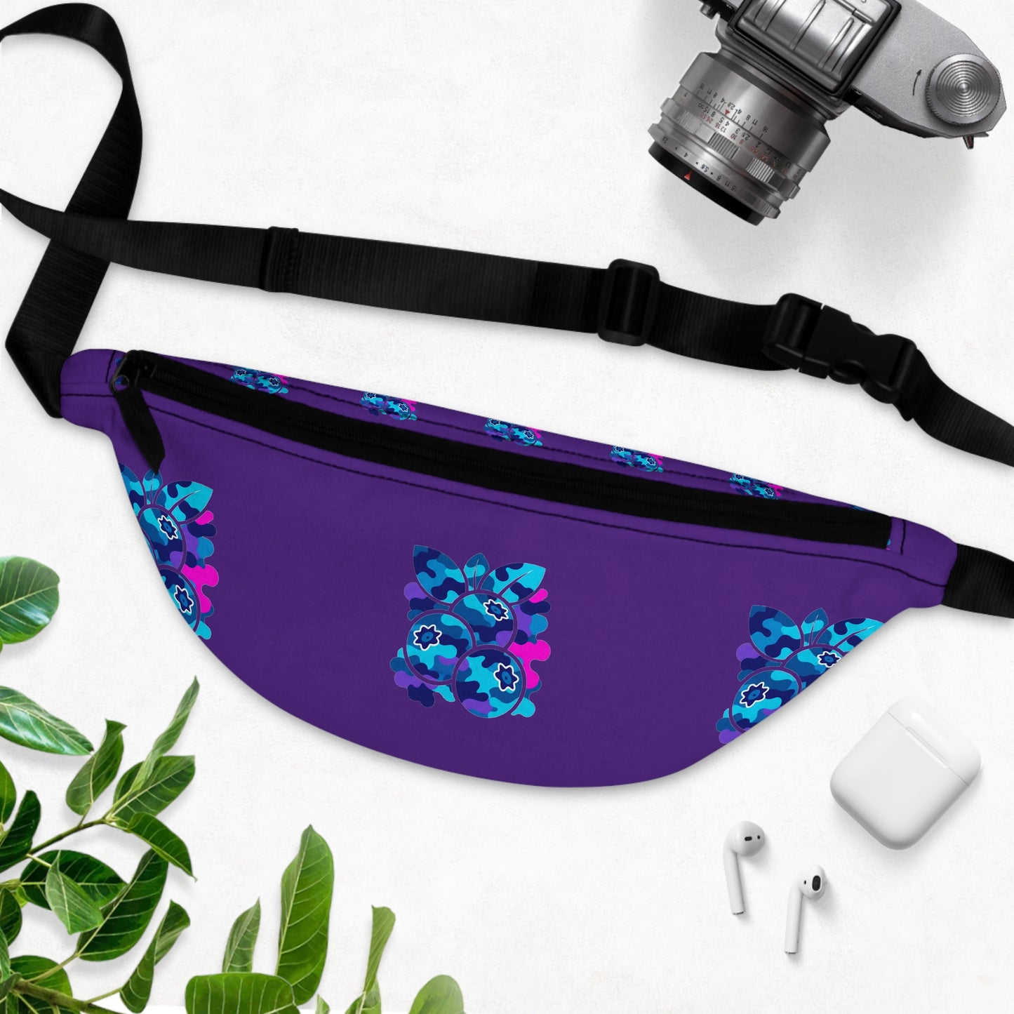Vibrant Floral Fanny Pack, Festival Belt Bag, Colorful Crossbody Bag, Cute Hip Pack, Adjustable Summer Accessory
