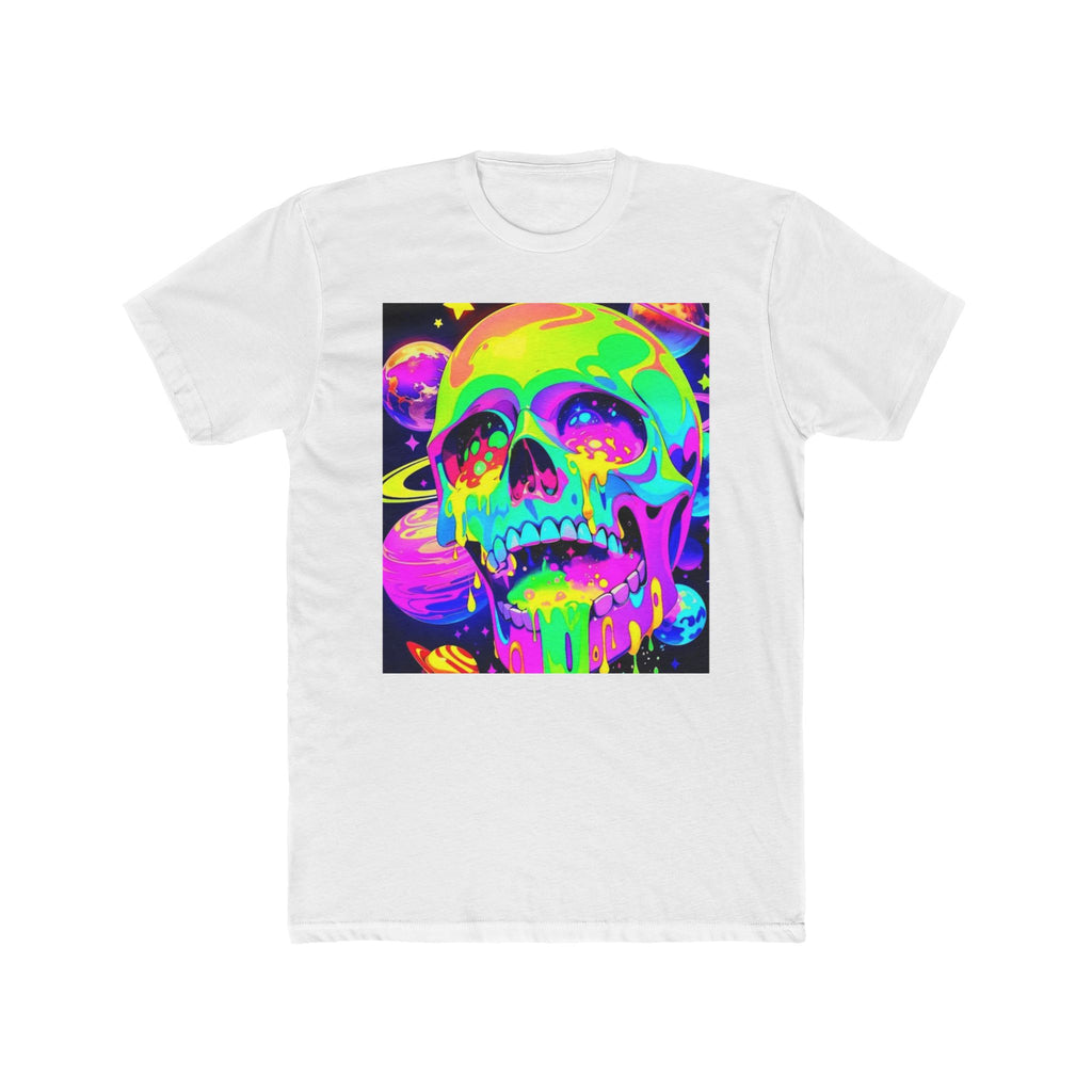 Psychedelic Skull Tee, Unisex Graphic T-Shirt, Festival Wear, Alternative Fashion, Gift for Him/Her, Halloween Decor